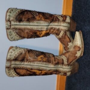 Dan post DP3687 Natasha cowboy boots